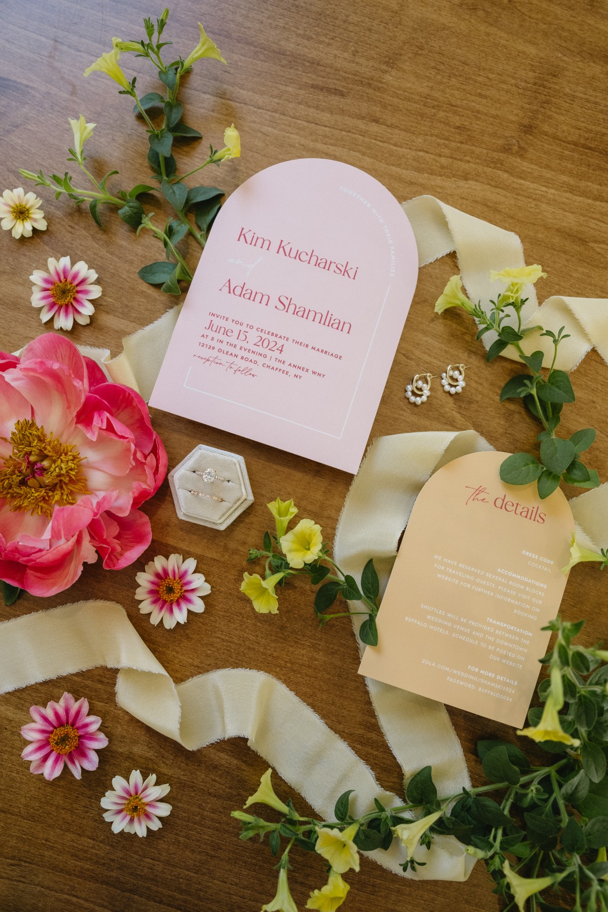 mod wedding invitations