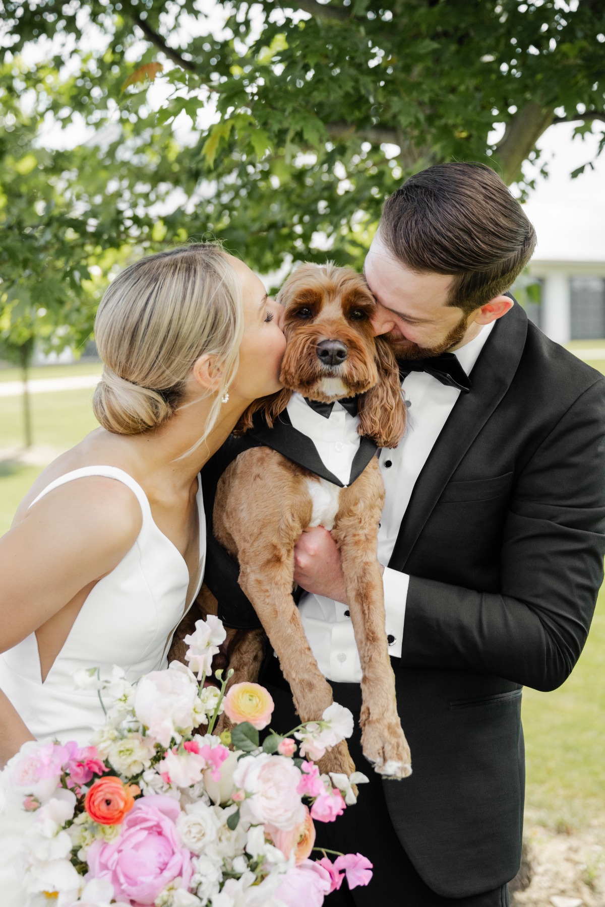 pet in wedding party