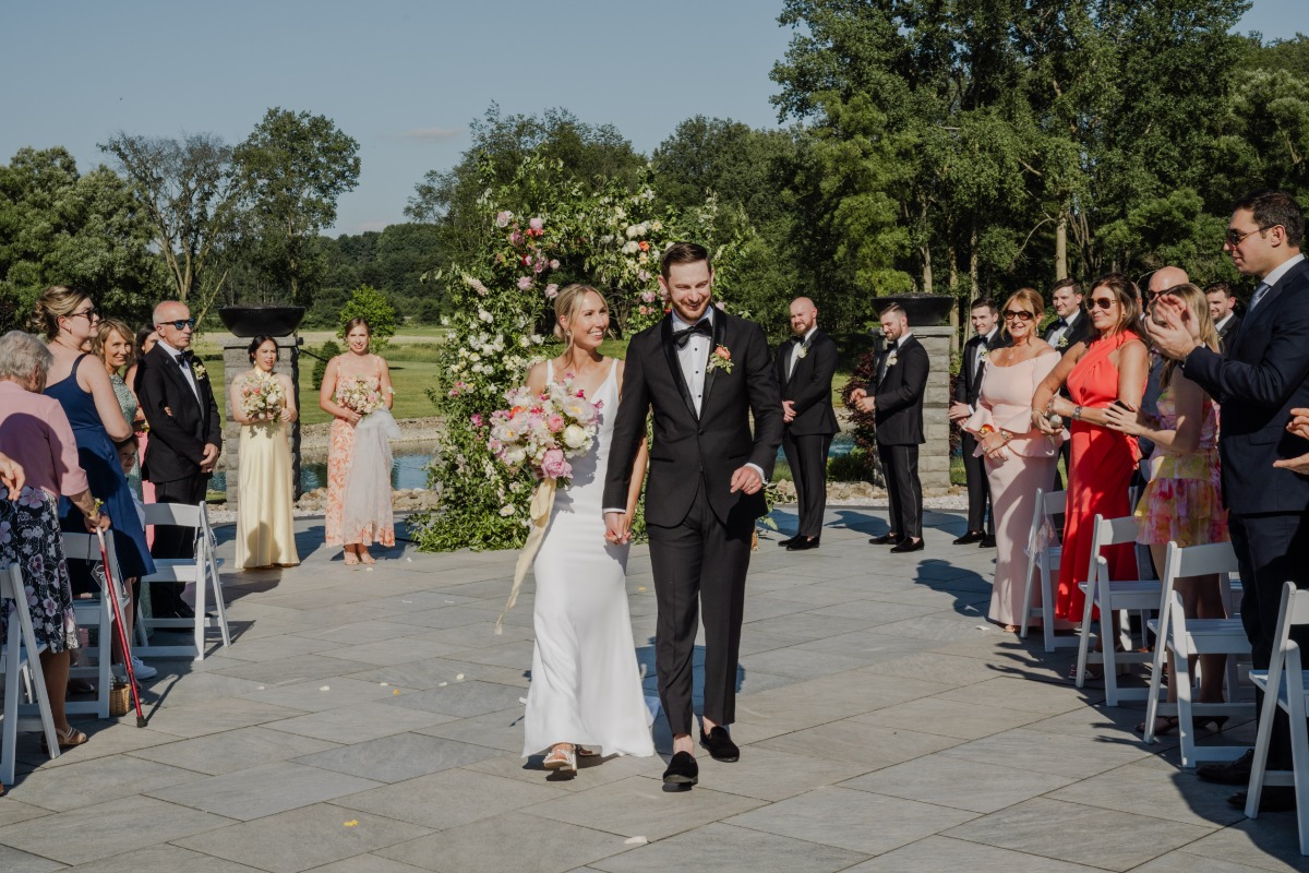 Upstate NY outdoor garden wedding