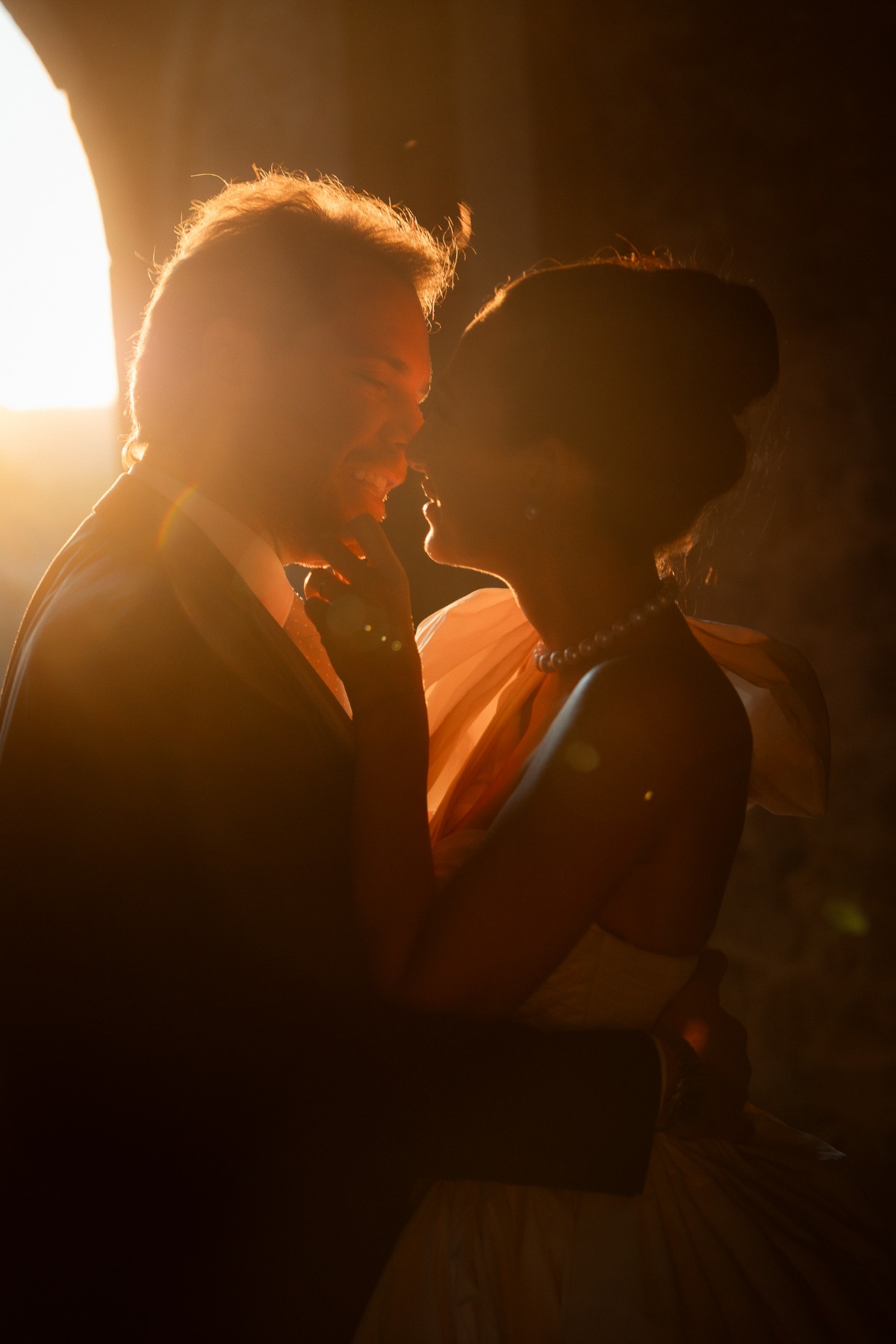 golden hour wedding photography