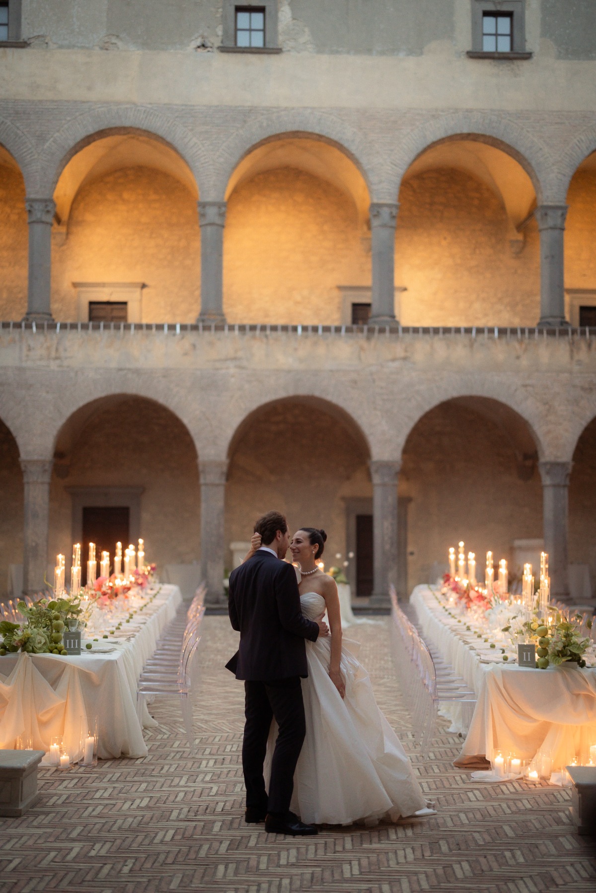 al fresco luxury wedding reception