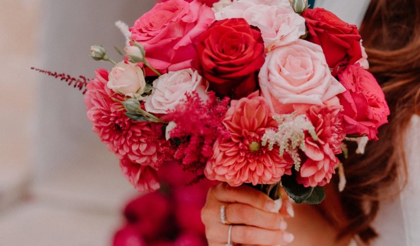 R is for romantic red details at this whimsical Mallorca Wedding