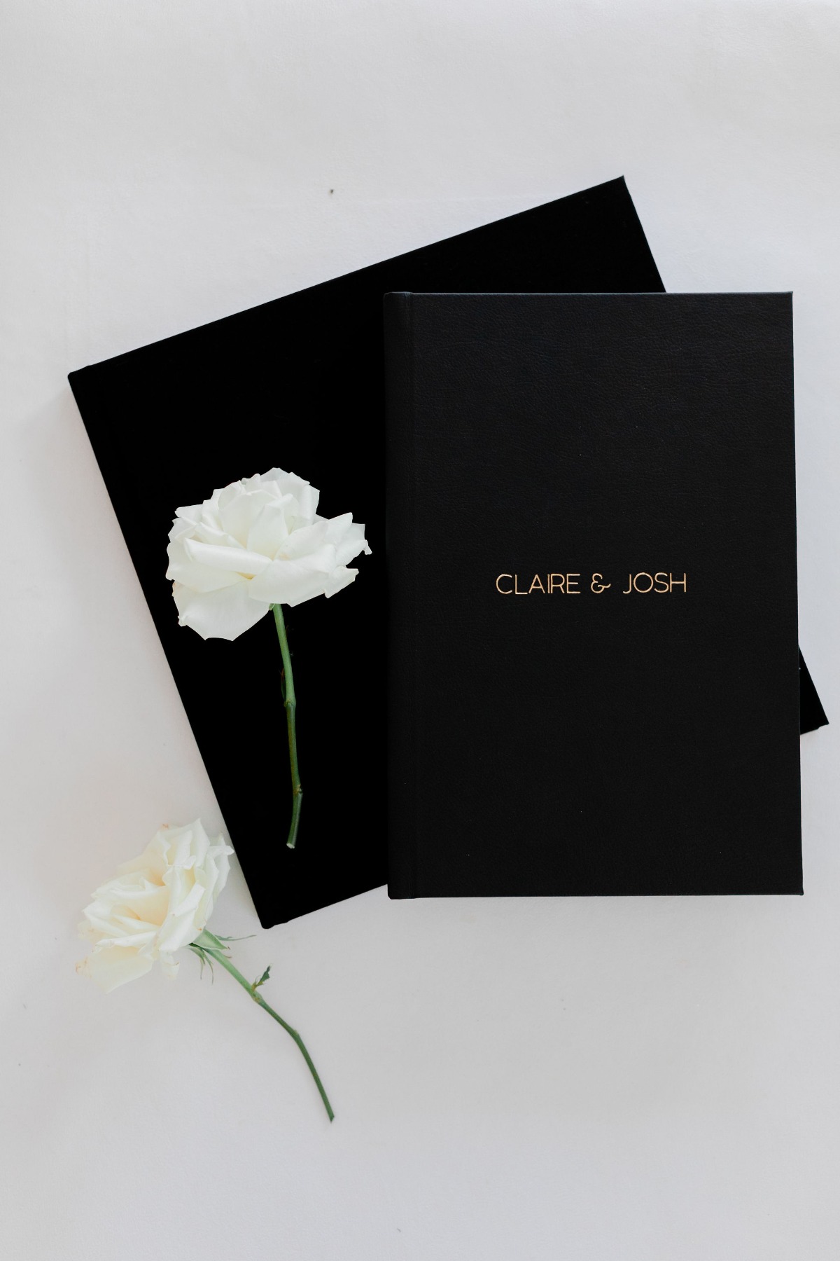 black wedding vow books