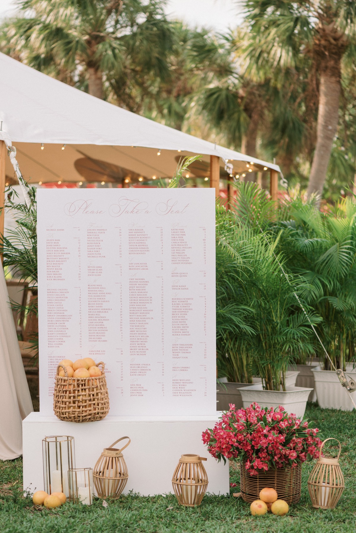 tropical wedding decor inspiration