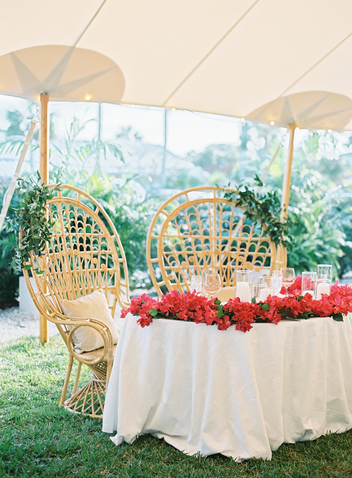 tropical pink wedding ideas