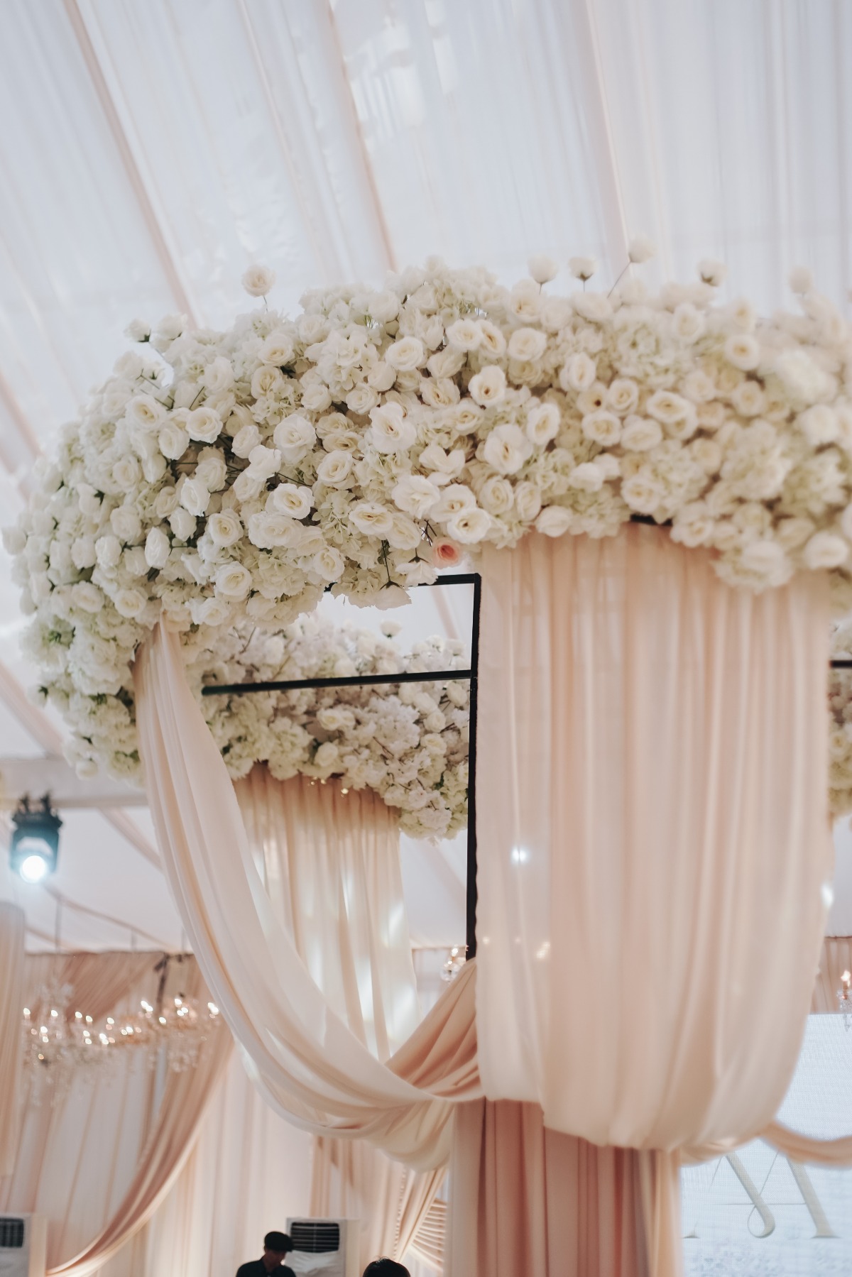 This couple had a glass venue built for their luxury wedding in bali