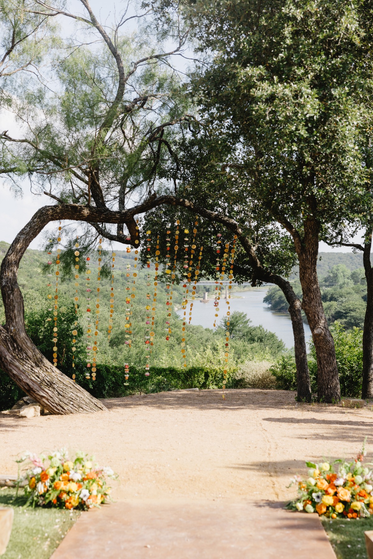 citrus wedding decorations