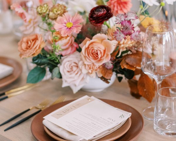 This Fall Wedding at Greengate Ranch & Vineyard Combined Jewel & Earthy Tones