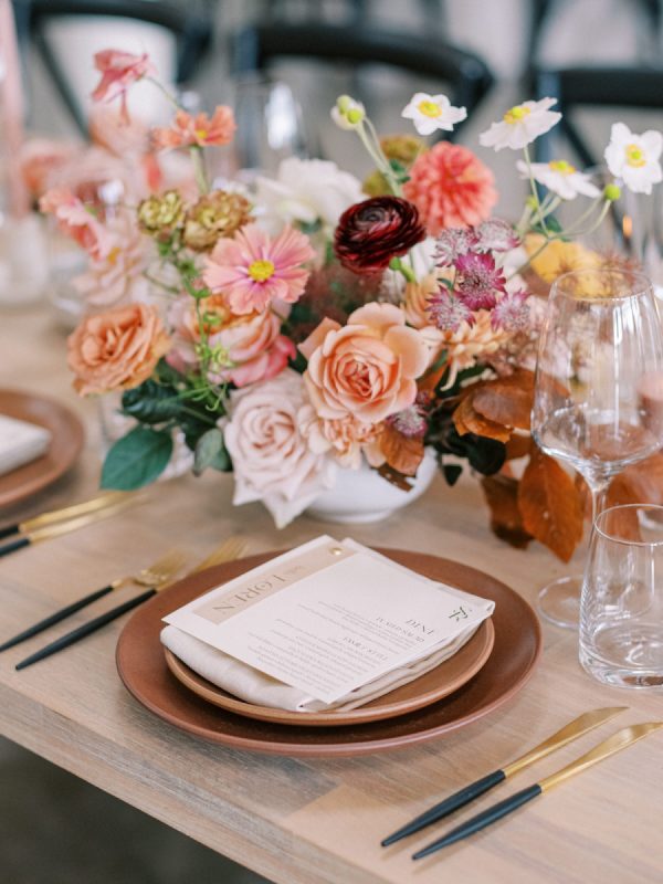 This Fall Wedding at Greengate Ranch & Vineyard Combined Jewel & Earthy Tones