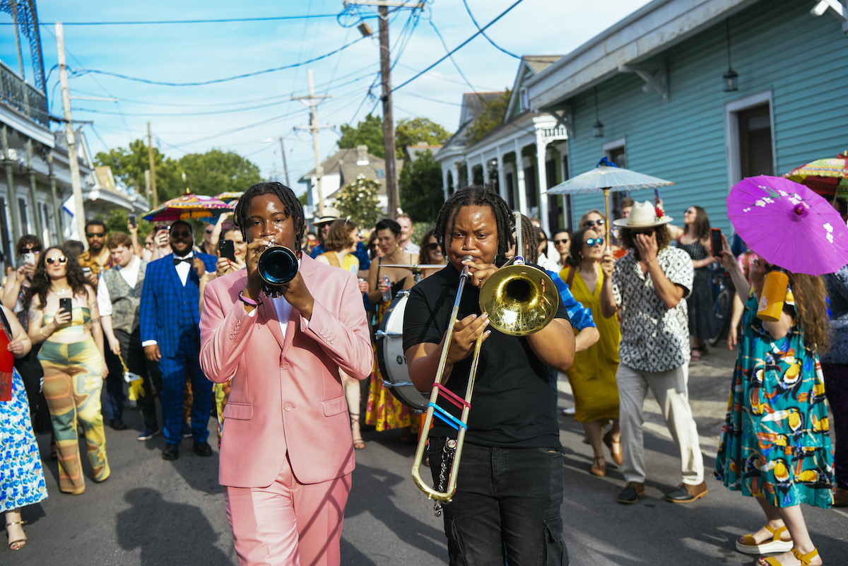 New Orleans brass parade