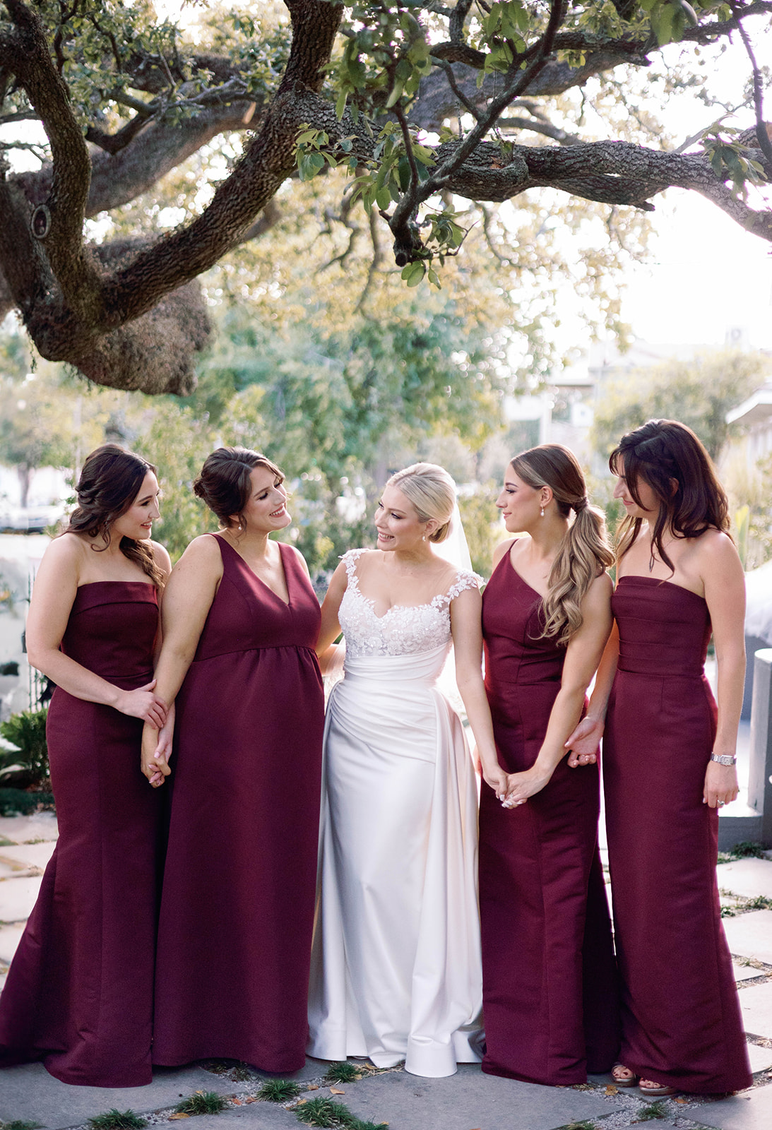 burgundy bridesmaid dress ideas