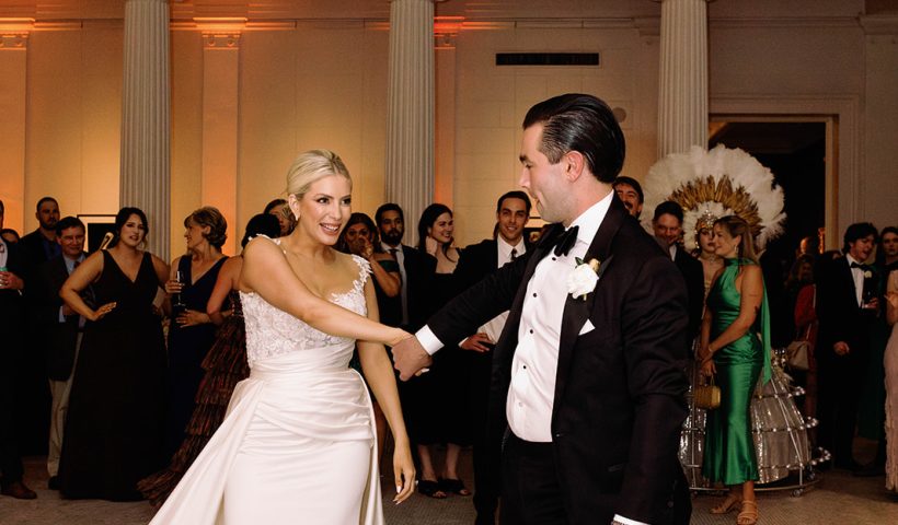 This opulent wedding in new orleans had a royal cameo