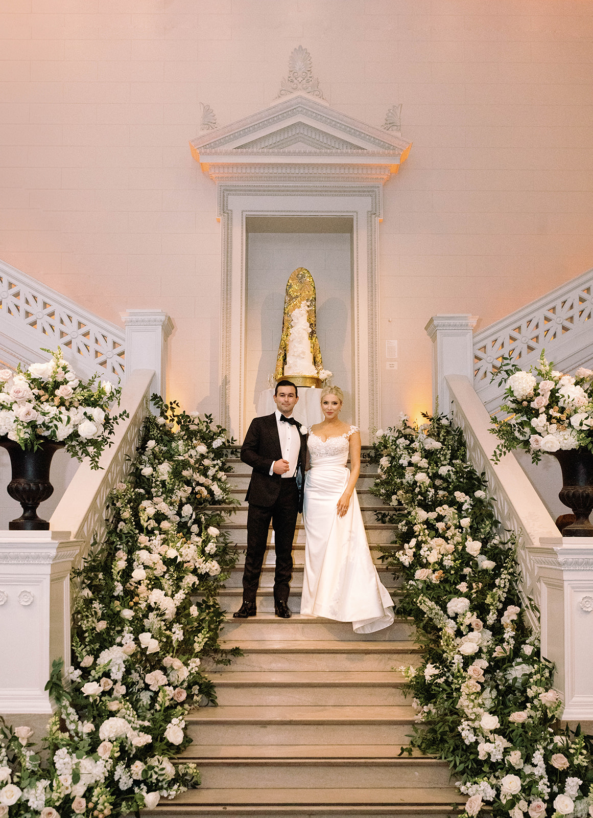 black tie wedding at the new orleans museum of art