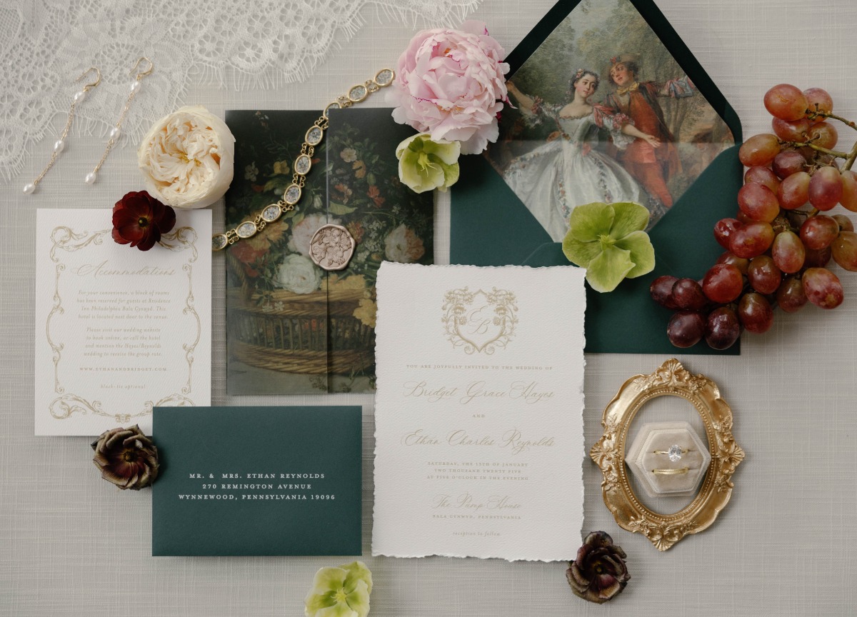 vintage wedding invitation inspiration