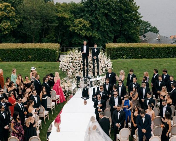 A Mirrored Aisle That Will Take Your Breath Away at Villa Bonomi on Lake Como