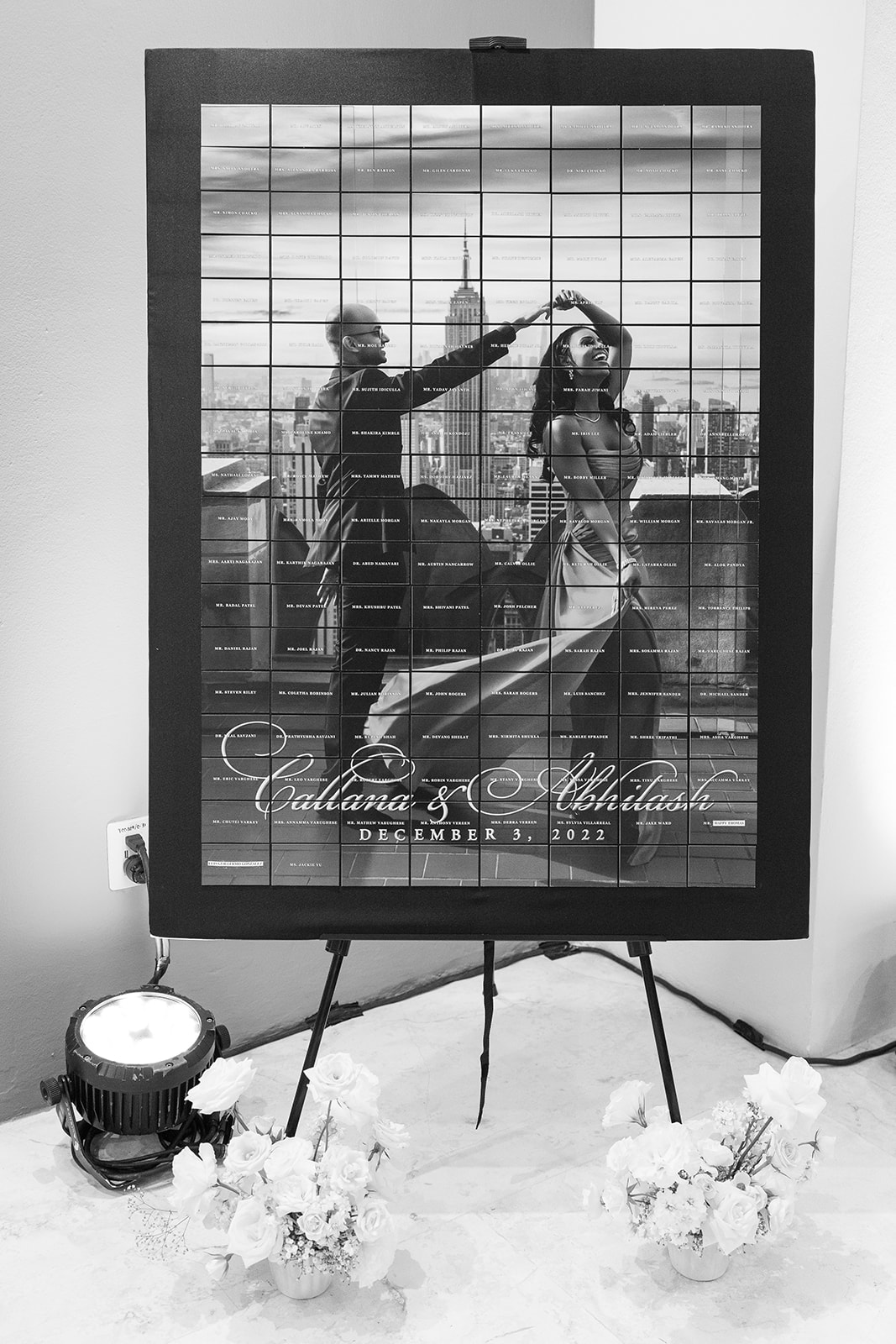 photograph seating chart