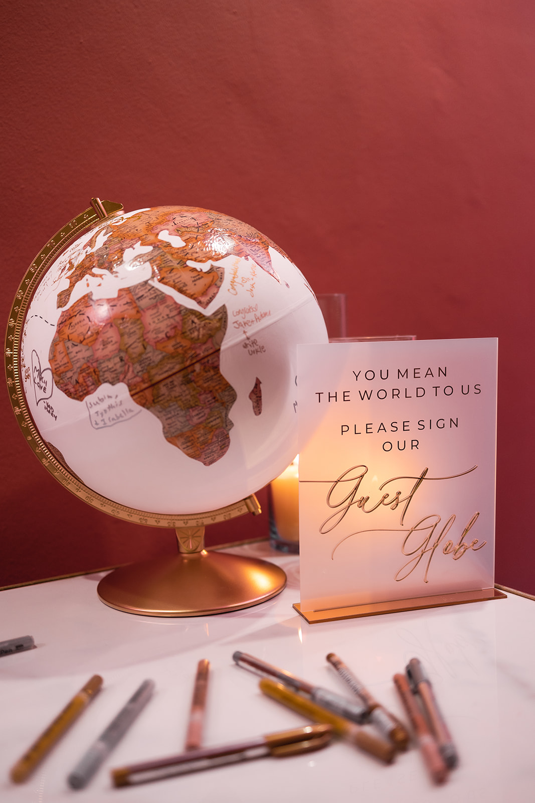 globe guestbook