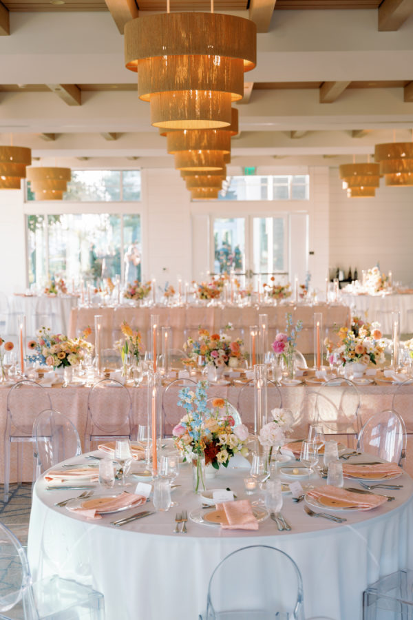 Colorful San Diego Seaside Wedding With an Epic Wedding Gown!