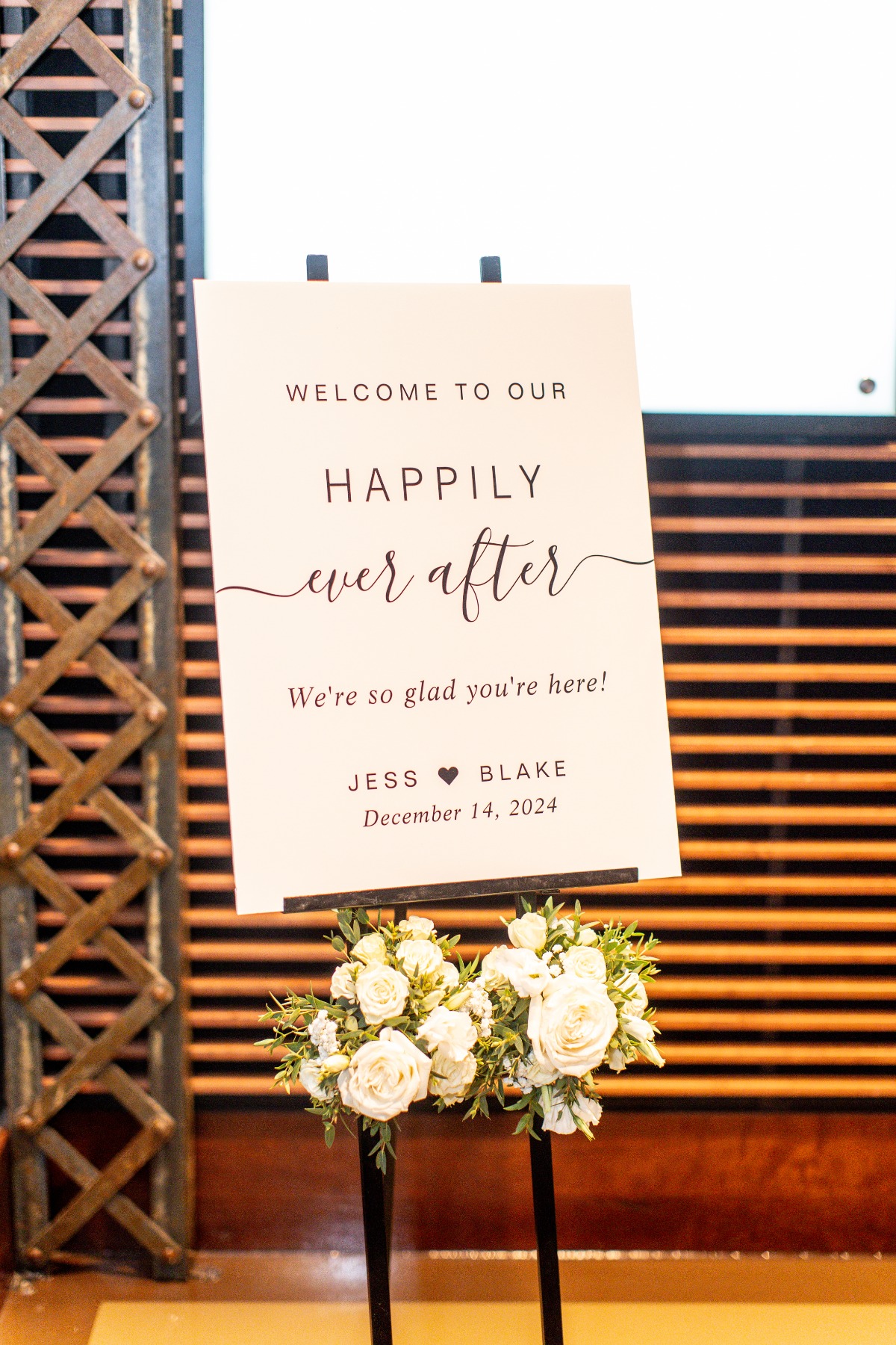 happily ever after welcome sign