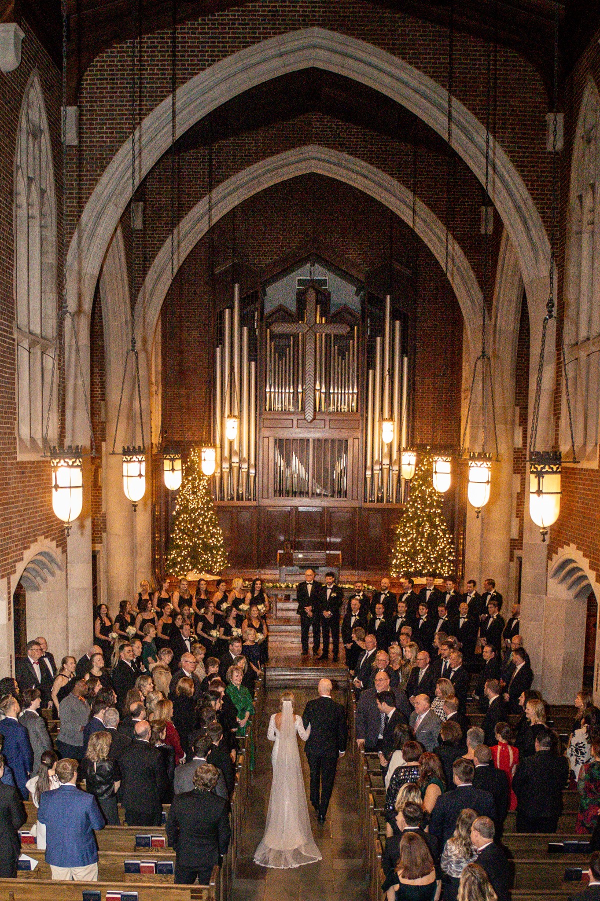 Wrightman Chapel wedding ceremony