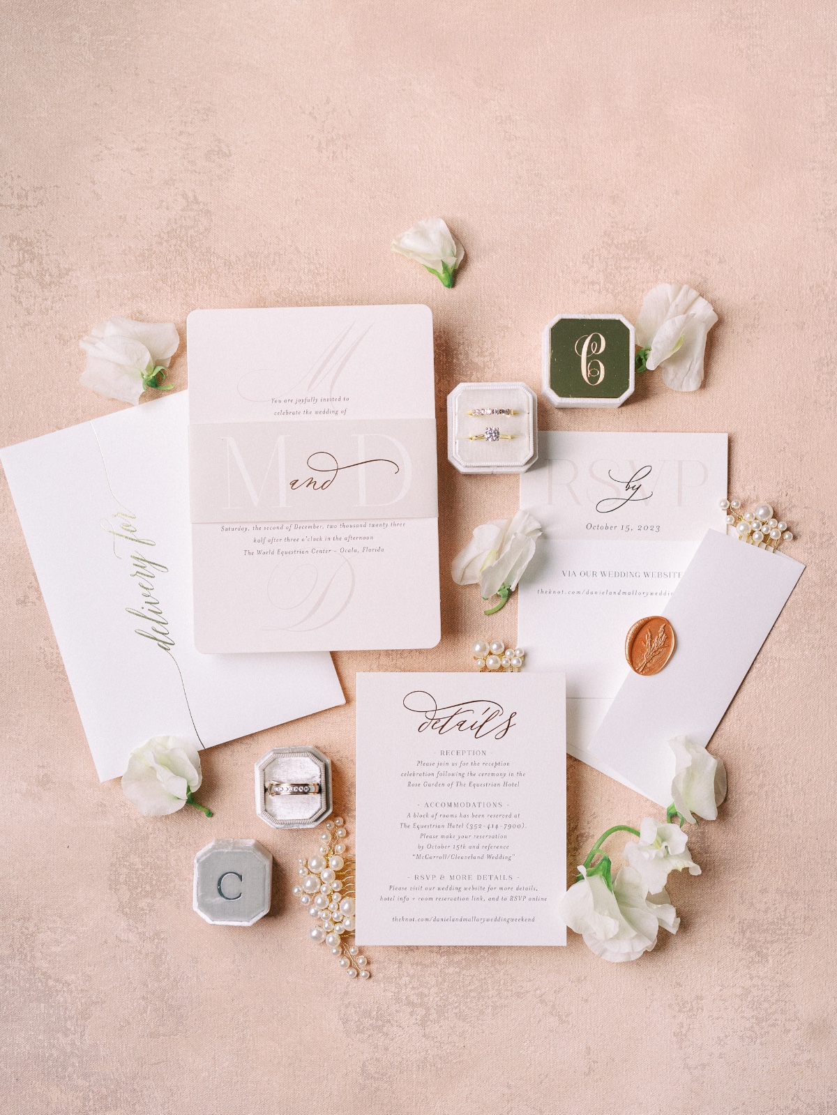 classic wedding invitation style