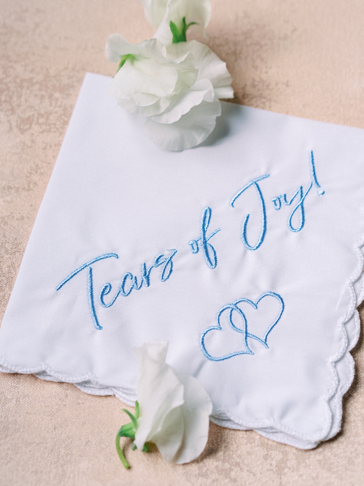 custom embroidered handkerchief