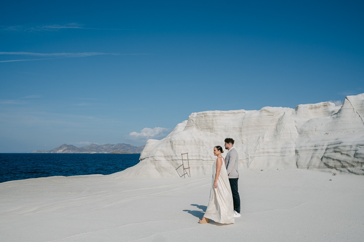 coast of Aegean Sea wedding