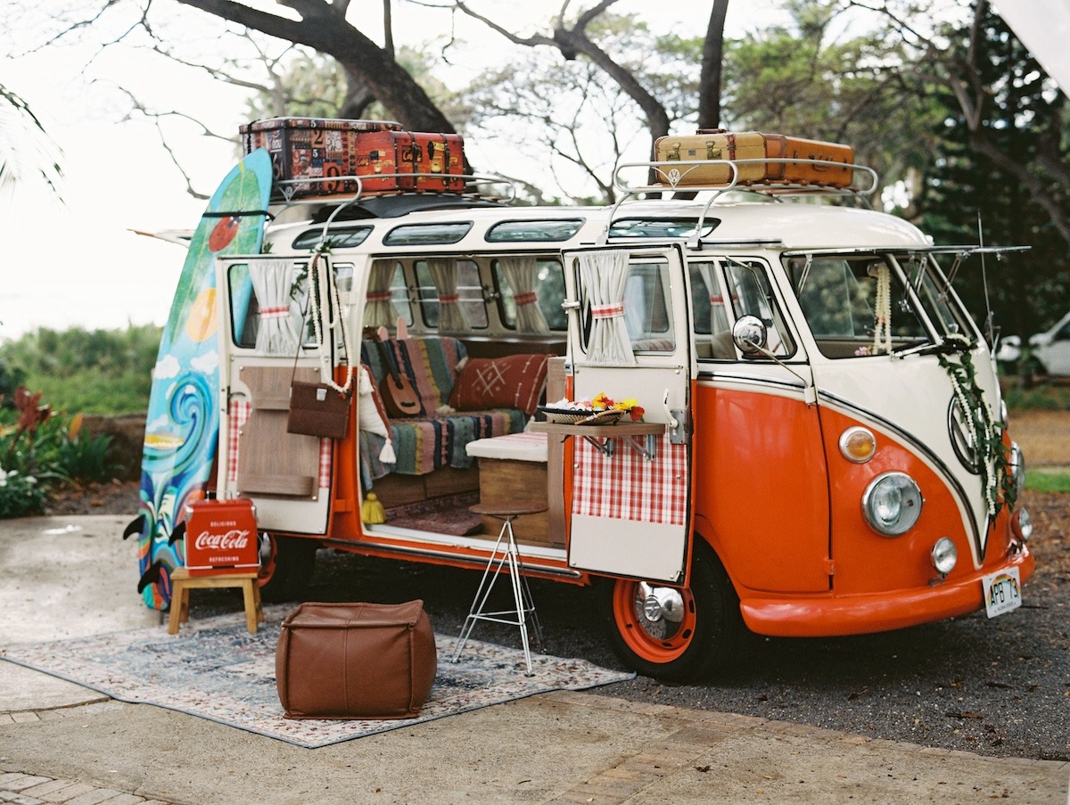 VW bus photo booth