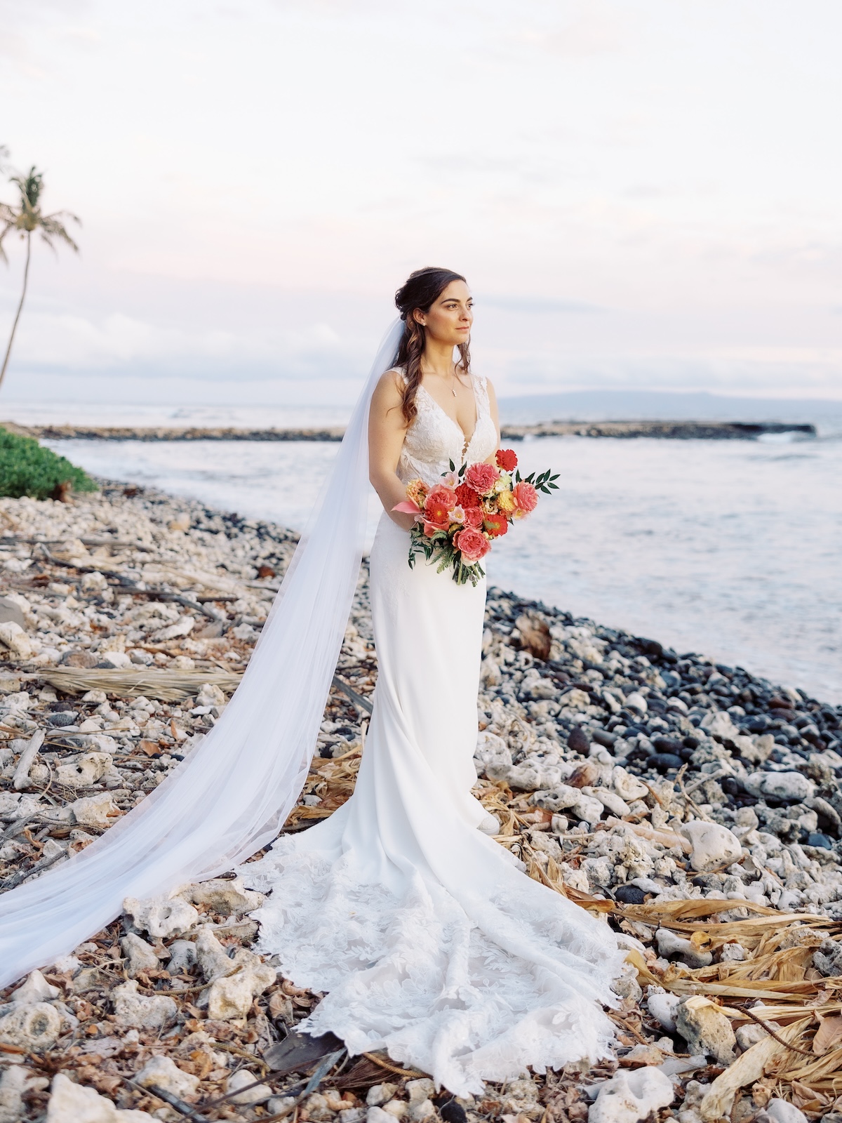 lace two in one wedding dress