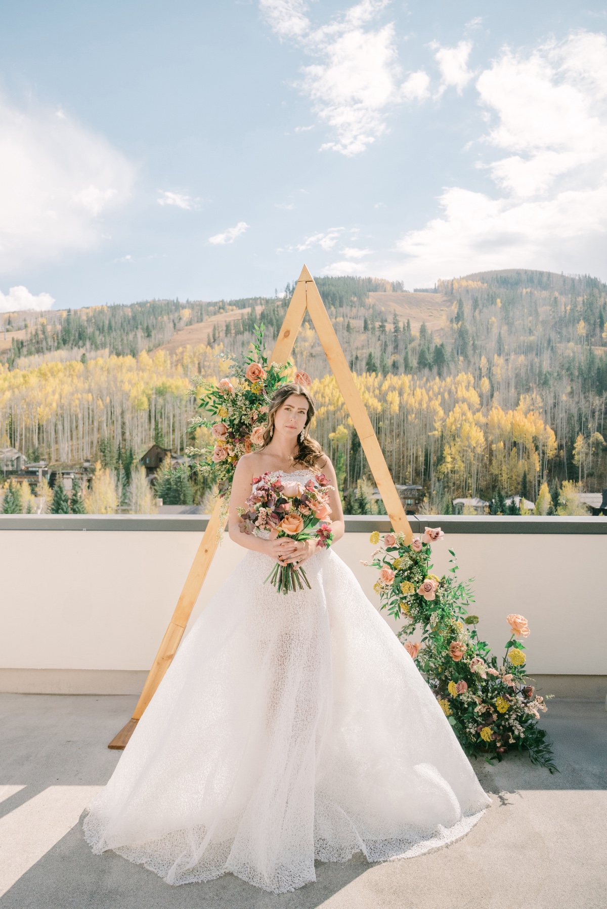 modern lace ballgown