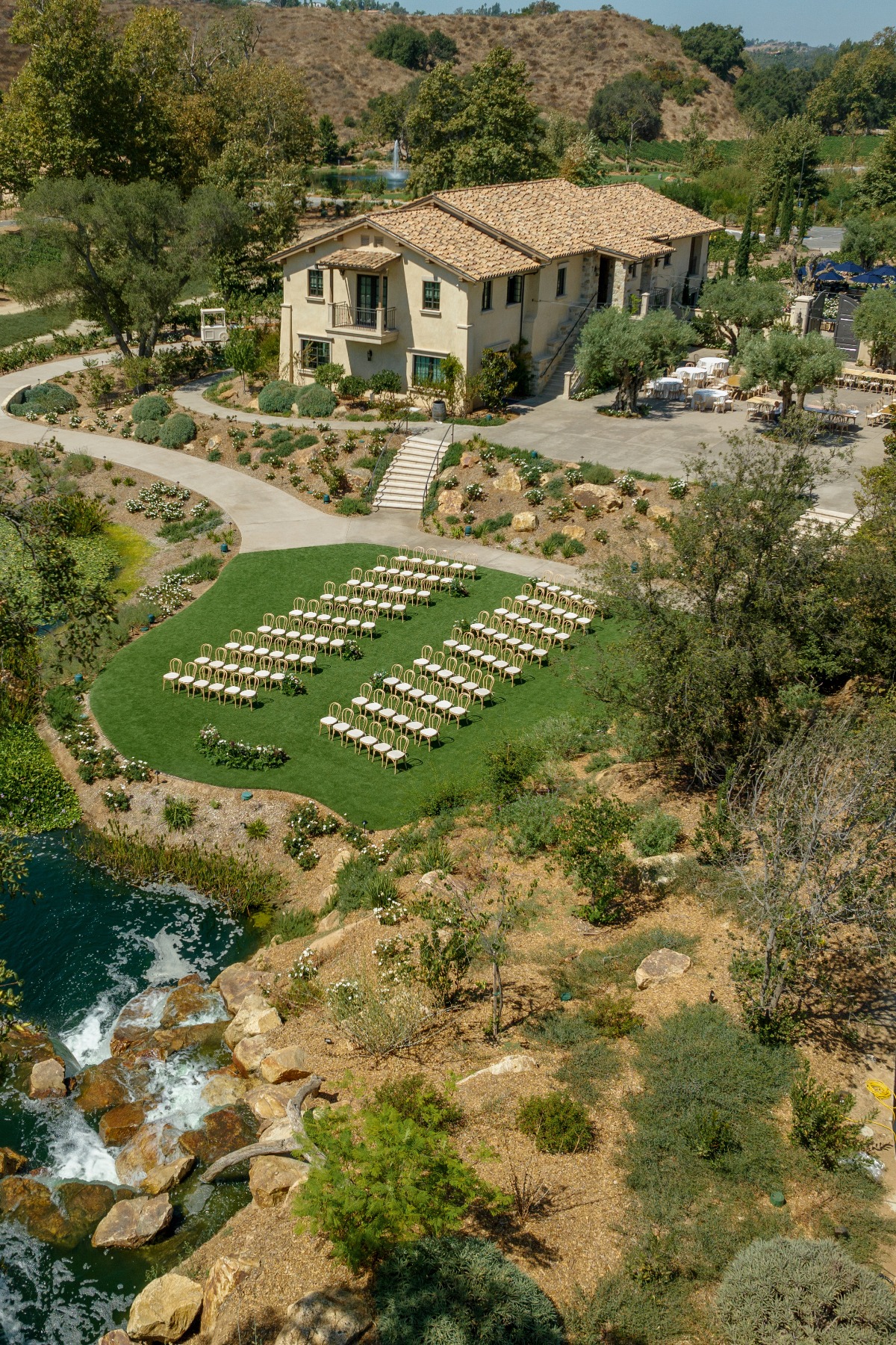 tuscan inspired wedding venue in california