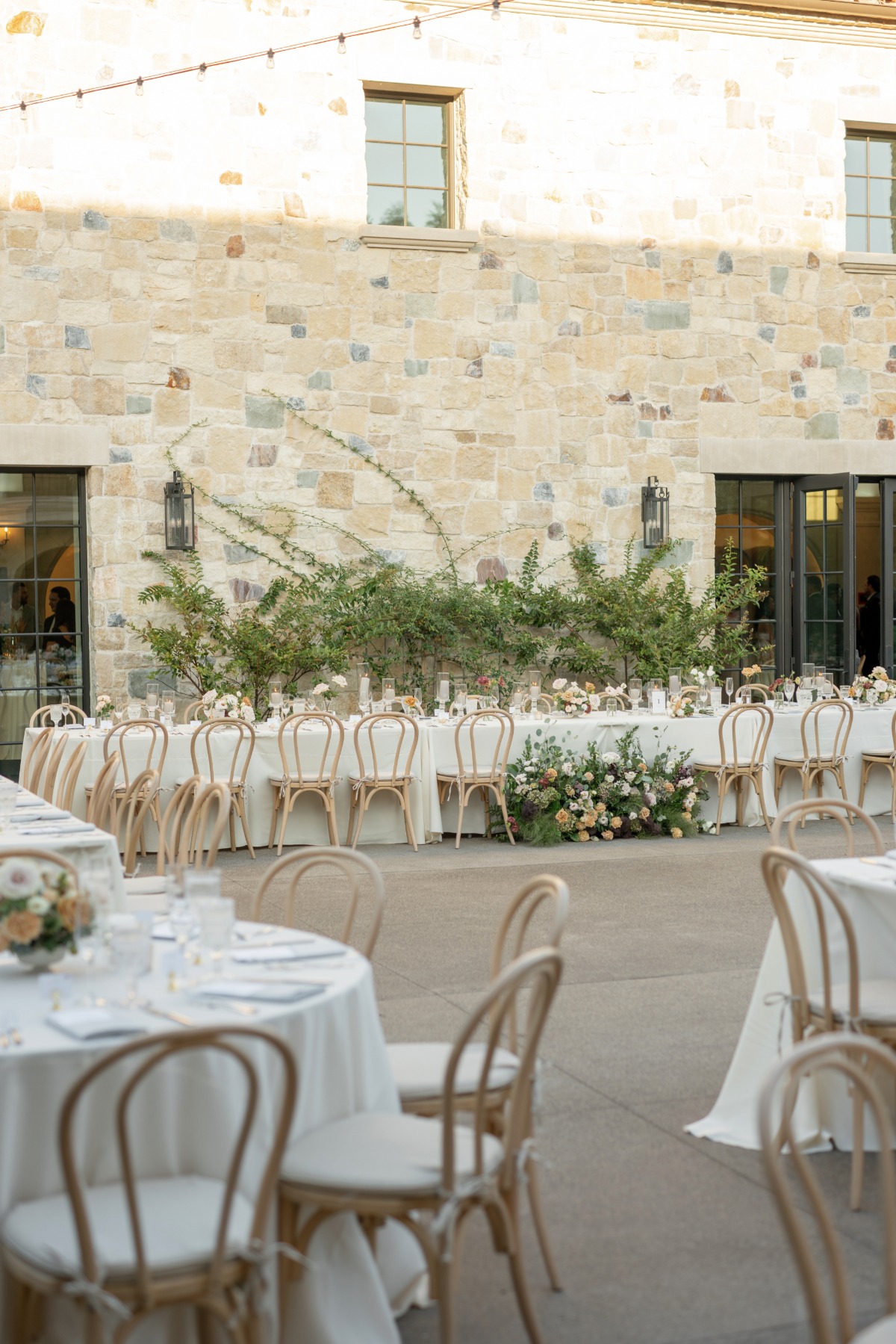 tuscan inspired wedding reception ideas