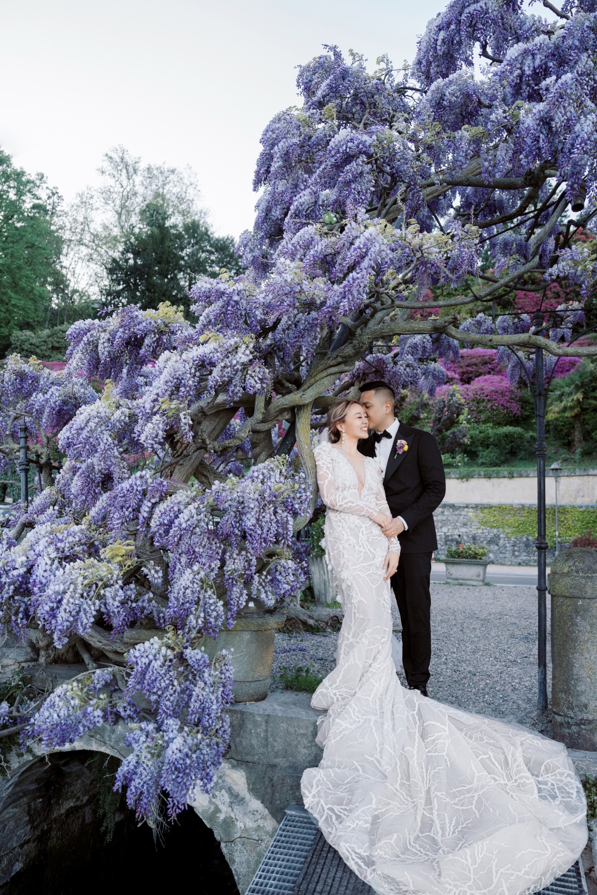 wisteria wedding ideas on lake como