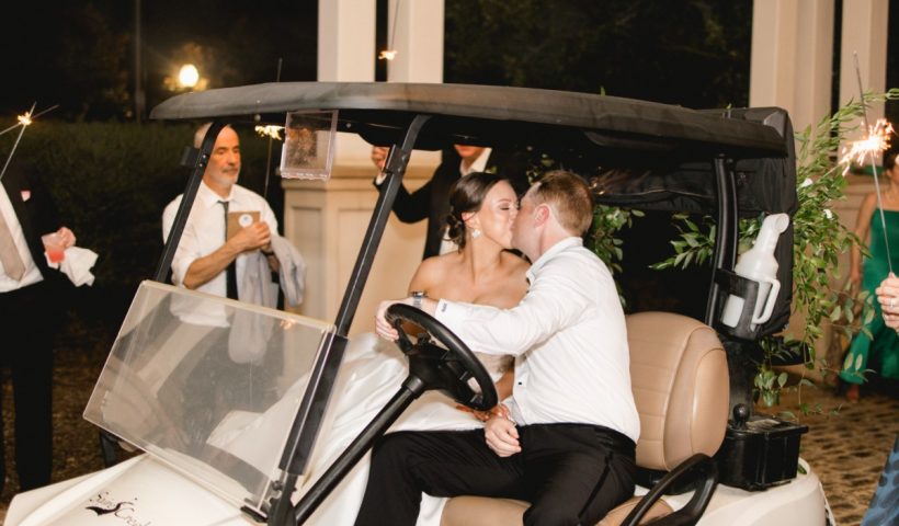 A country club wedding that was anything but “par for the course”