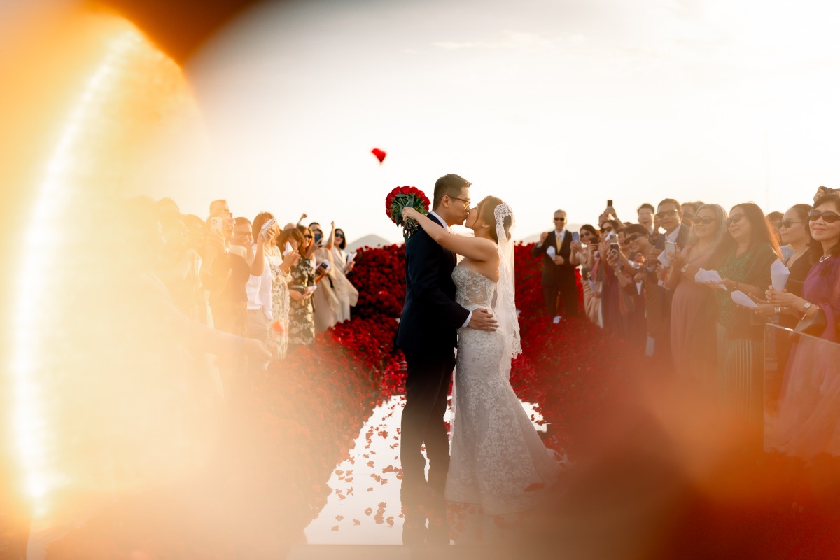 sunset wedding in Phuket