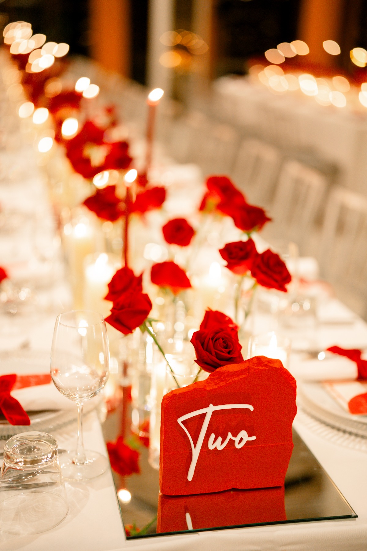 red stone table numbers