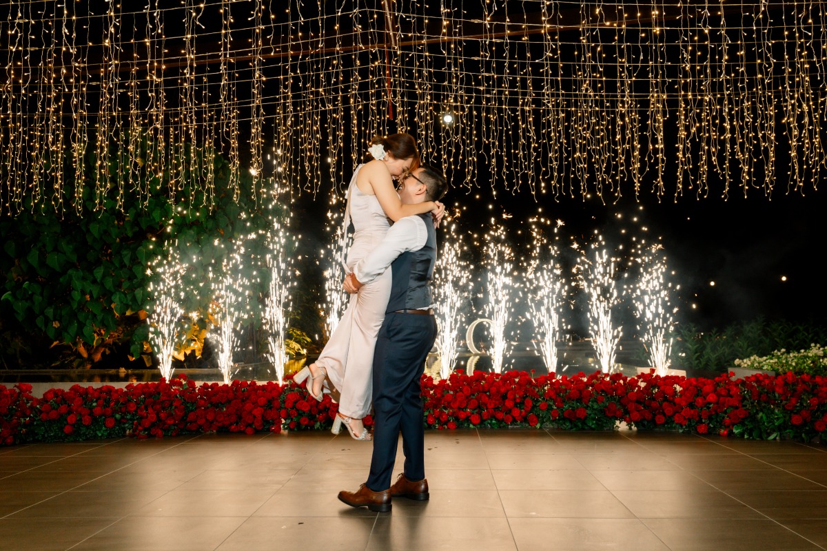 first dance cold sparklers