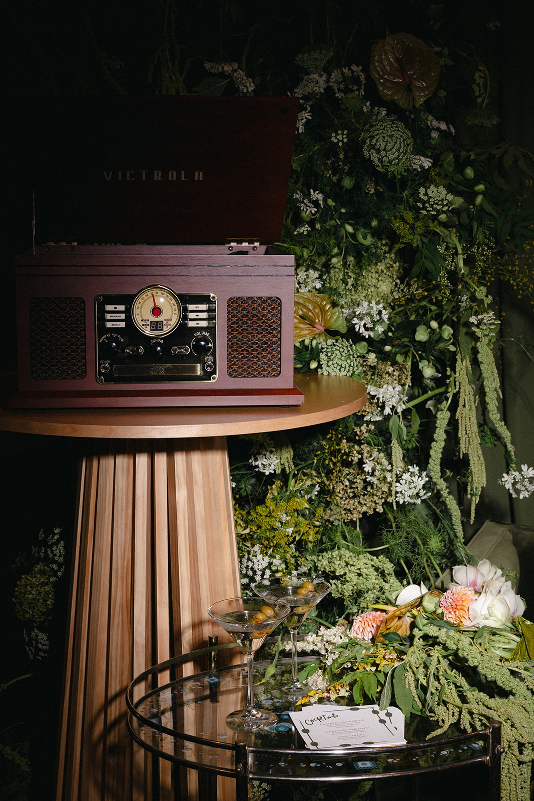 vintage martini wedding inspiration