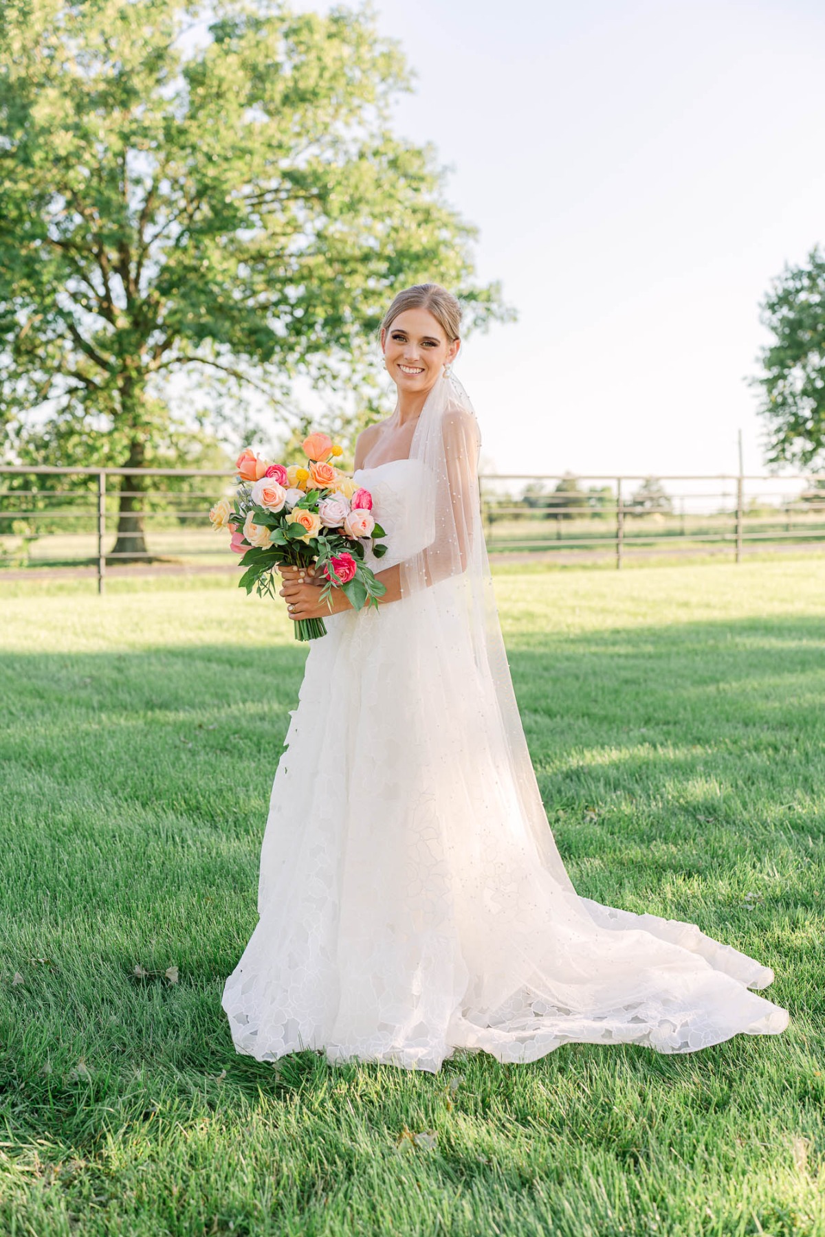 strapless lace wedding dress