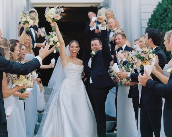 A Blossoming Coastal Garden Party Wedding on Martha’s Vineyard at Daniel Fisher House