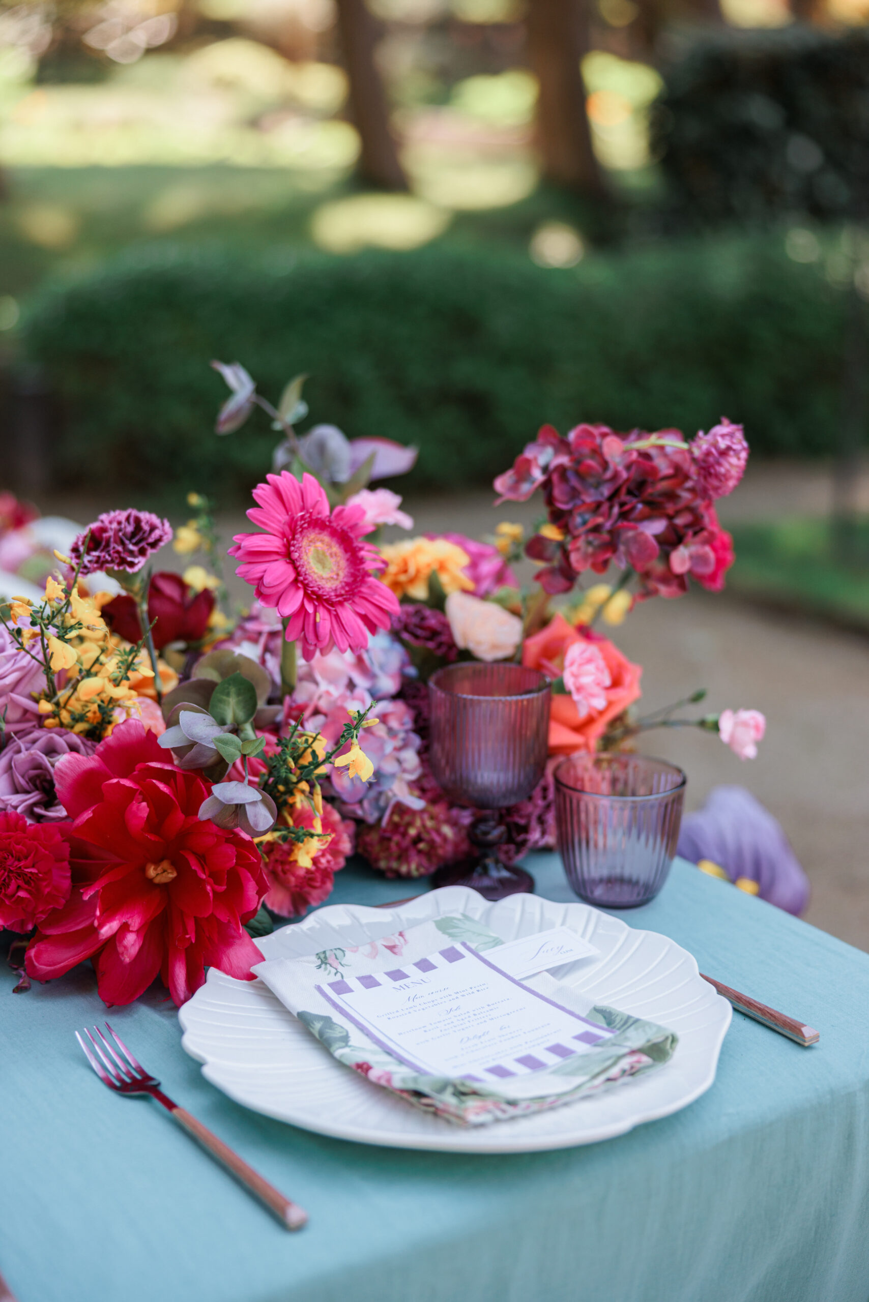 Poolside Welcome Dinner Modern Wedding
