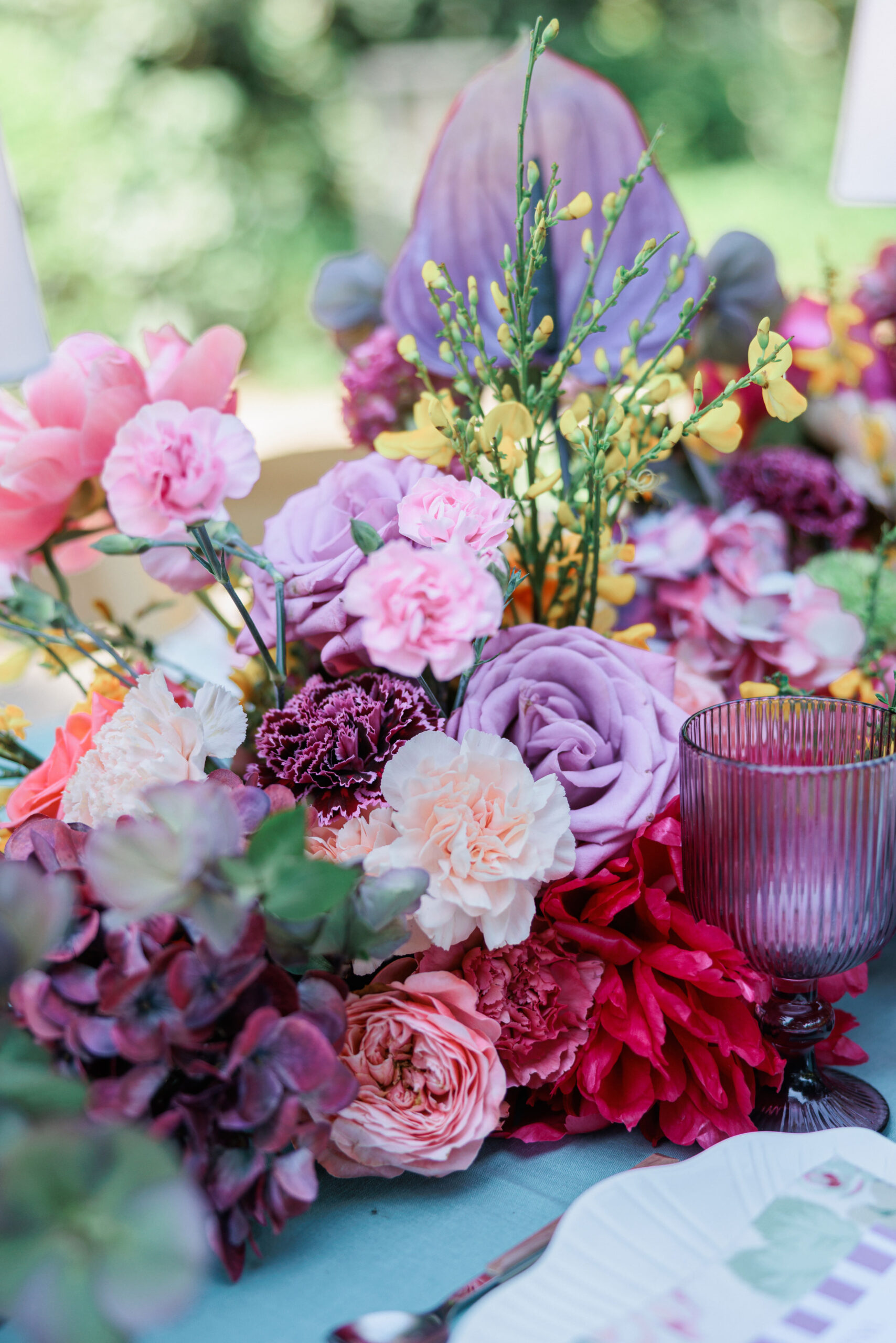 Poolside Welcome Dinner Modern Wedding