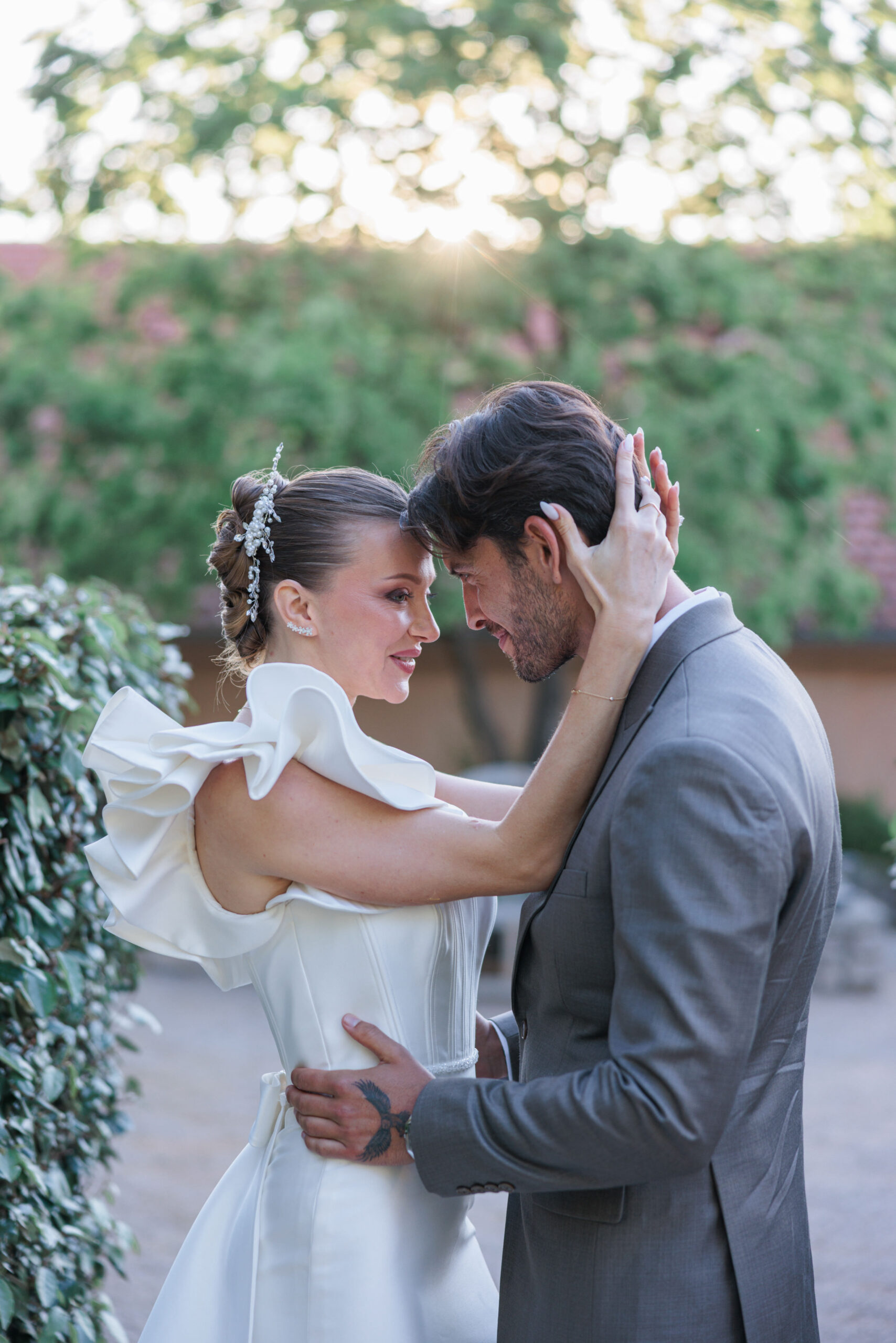 Poolside Welcome Dinner Modern Wedding