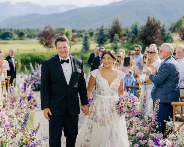 A Destination Mountain Wedding at River Bottoms Ranch in Lavender Hues