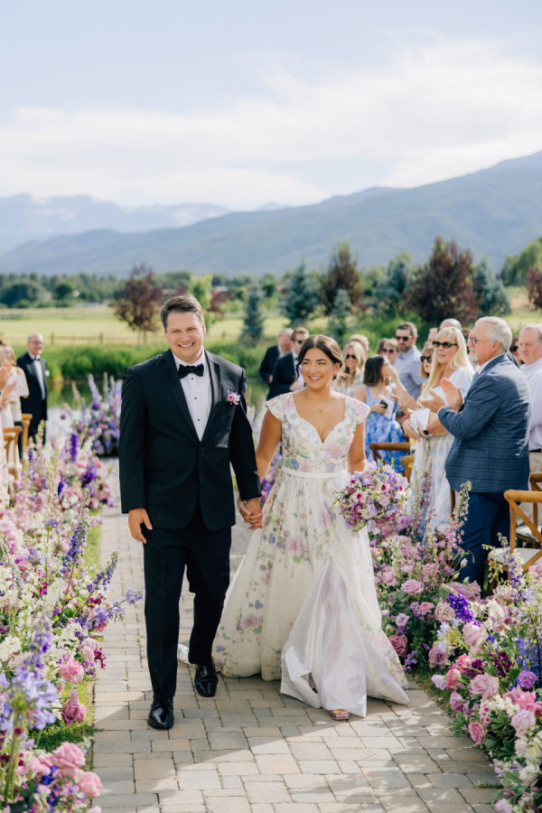 A Destination Mountain Wedding at River Bottoms Ranch in Lavender Hues