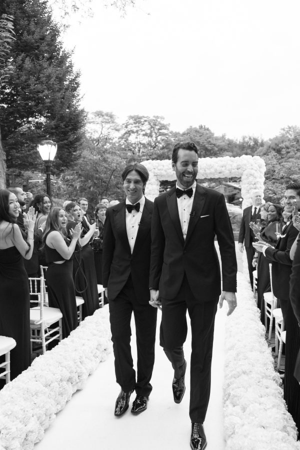 A Hydrangea-Infused Black Tie Wedding at Central Park Zoo