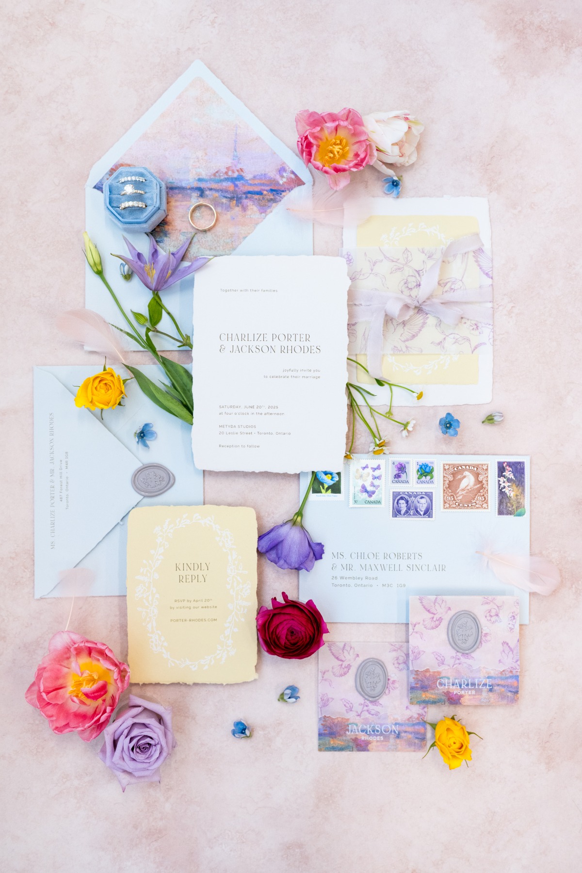 A step-by-step guide to theming your wedding “Birds of a Feather”
