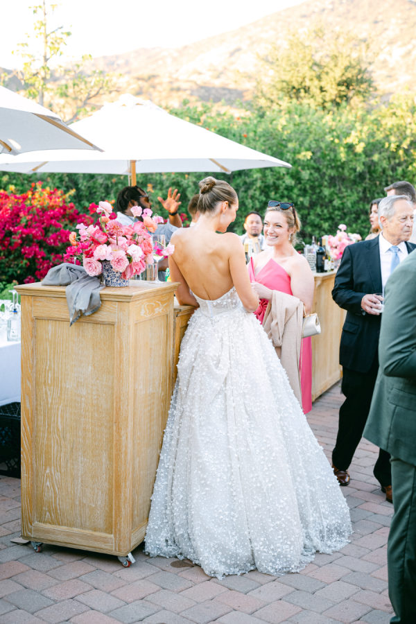Abundant Pink Wedding at Hummingbird Nest Ranch With Personalized Details at Every Turn
