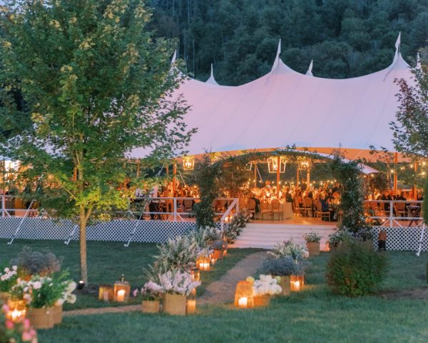 An Elegant Affair in the North Carolina Mountains at the Barn on New River