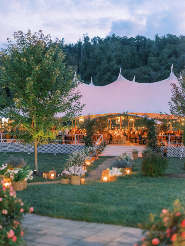 An Elegant Affair in the North Carolina Mountains at the Barn on New River